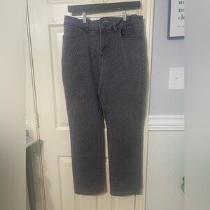 LEE Denim Gray Leopard Print jeans size 16M